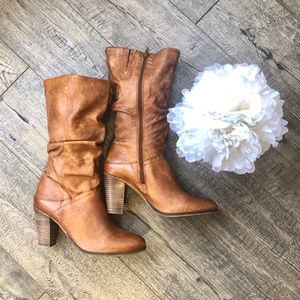 Steve Madden Women's Lorreta Boot - Cognac